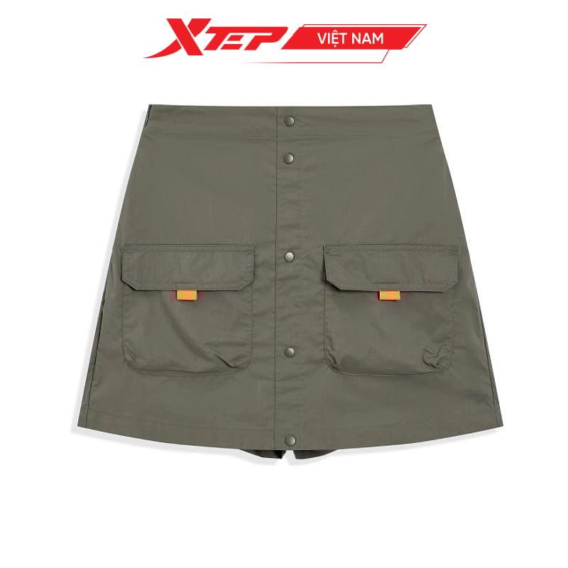  Quần Đùi Giả Váy Nữ Denim Xtep, Lưng Chun,Có Túi 976228790547 