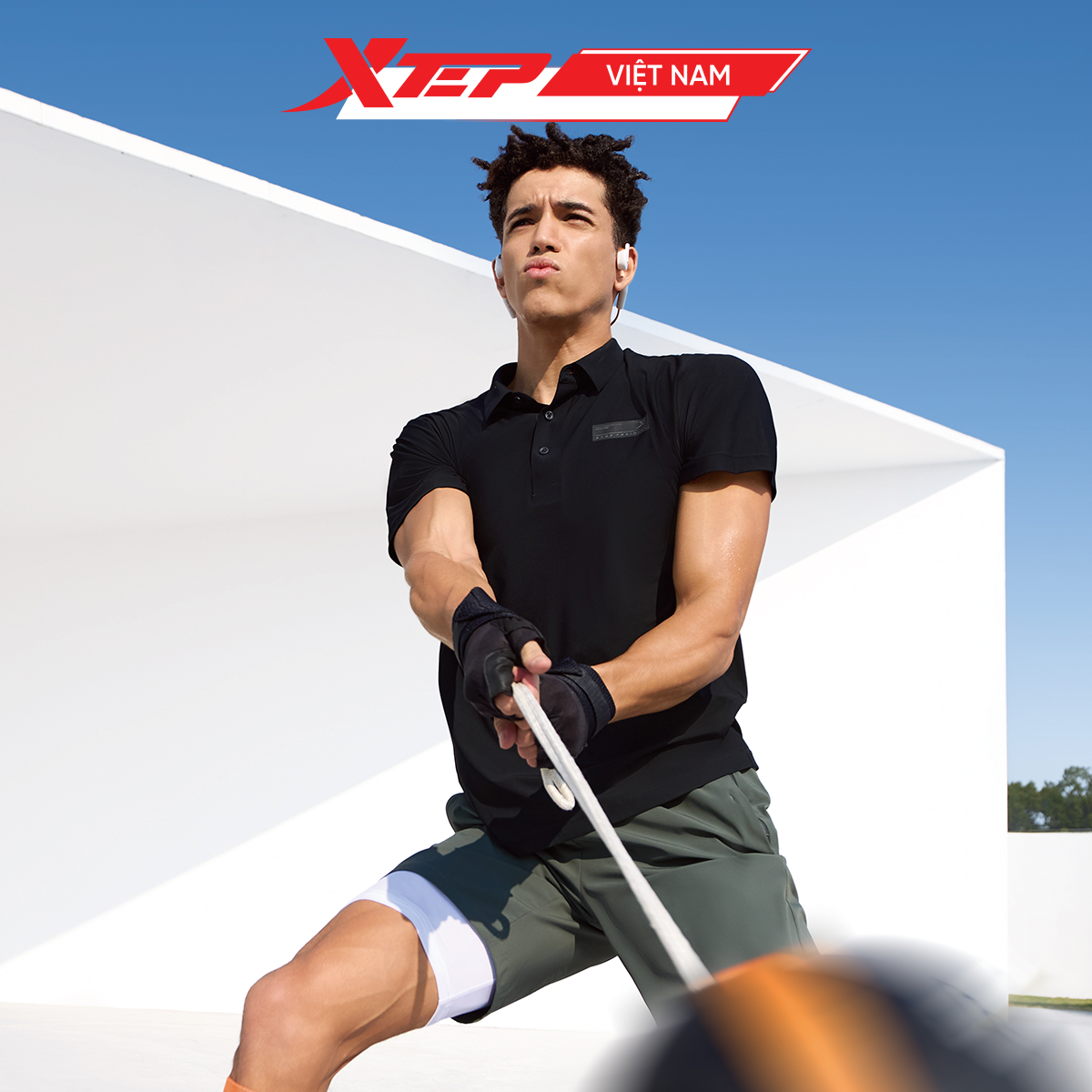  Áo Thể Thao Nam Xtep, Áo Polo Training 975229020002 