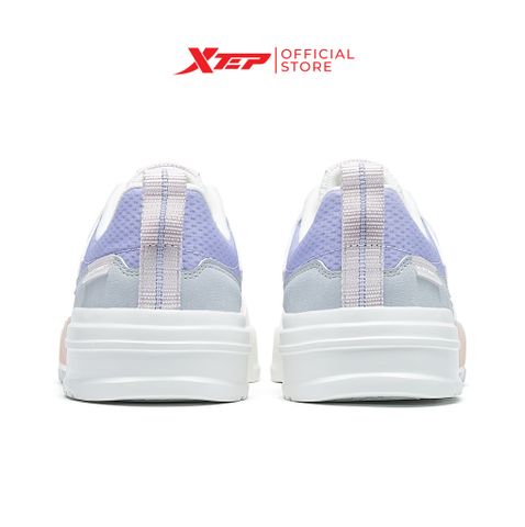  Giày sneaker nữ Xtep chính hãng, đế giày thoáng cao tôn dáng khi phối đồ, chất liệu lưới thoáng khí 878318310020 