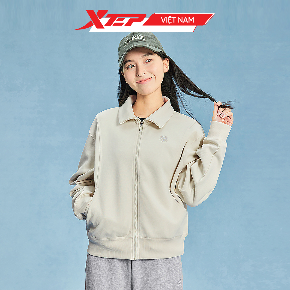  Áo Khoác Thể Thao Nữ Xtep 976128060278 