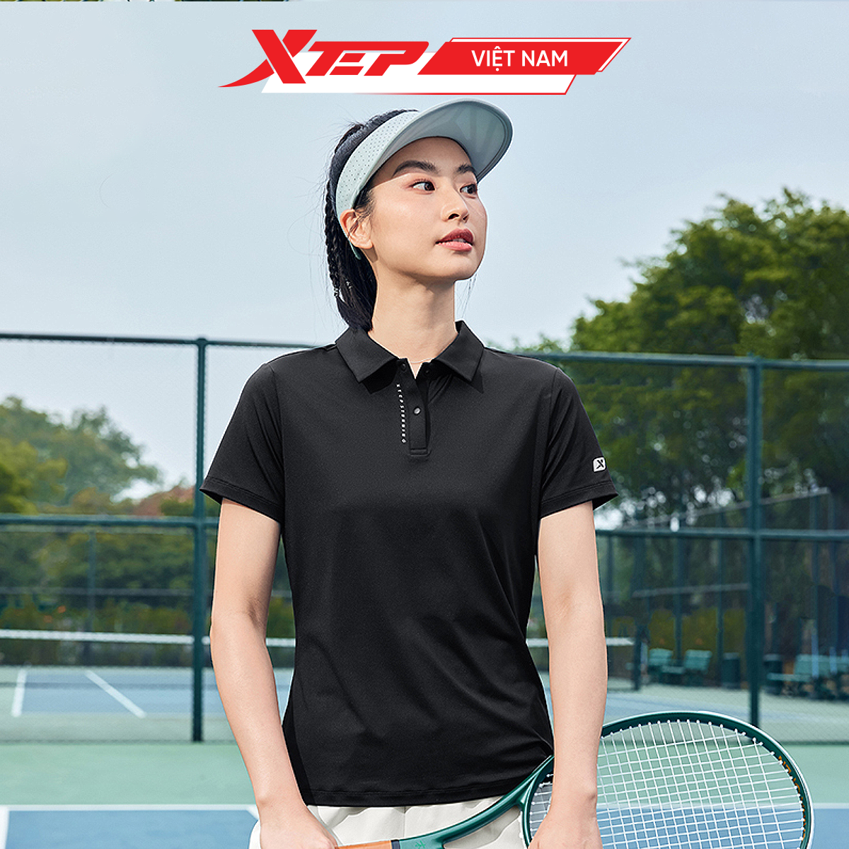  Áo Polo Thể Thao Nữ Xtep 875228020114 