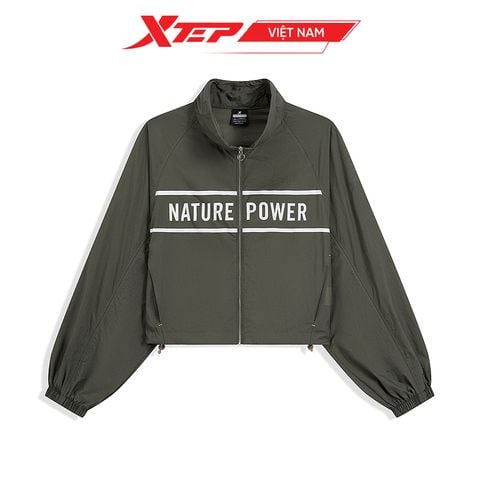 Áo Khoác Nữ Xtep, Áo Thể Thao Phong Cách Streetwear 976228140083