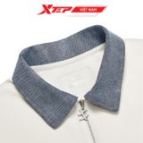  Áo Polo Nam Ngắn Tay Xtep, Cổ Kéo Khóa, Form Rộng 976229020557 