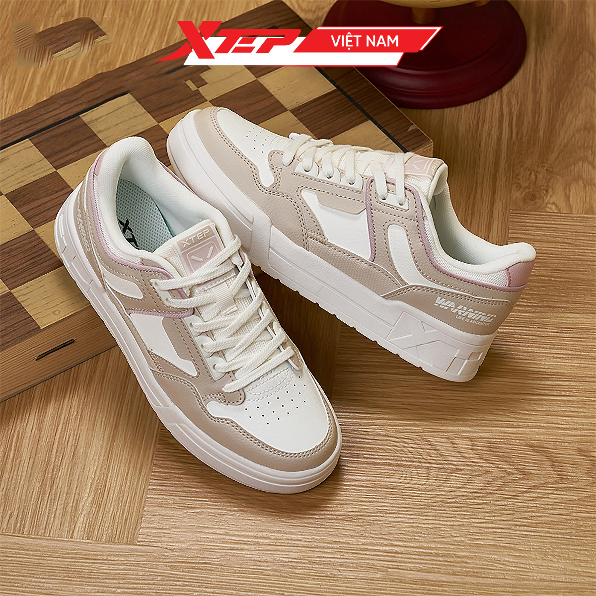  Giày Thể Thao Nữ Xtep 977118310024 