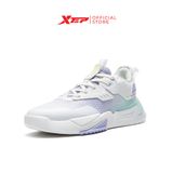  Giày sneaker nữ Xtep chính hãng, đế bằng hoạ tiết xinh xắn, dễ phối đồ, đế giày mềm mại 878218310007 