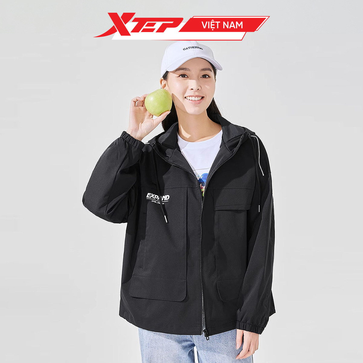  Áo Khoác Thể Thao Nữ Xtep, Áo Gió 977128150425 