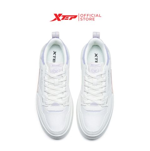  Giày sneaker nữ Xtep chính hãng, đế giày thoáng cao tôn dáng khi phối đồ, chất liệu lưới thoáng khí 878318310020 