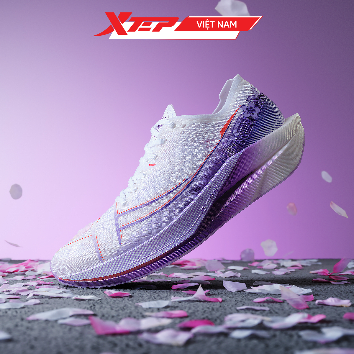  Giày Chuyên Chạy Bộ Nam Xtep 160X 6.5, Đế Carbon Trợ Lực 975219110085 