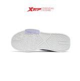  Giày sneaker nữ Xtep chính hãng, đế bằng hoạ tiết xinh xắn, dễ phối đồ, đế giày mềm mại 878218310007 