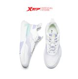  Giày sneaker nữ Xtep chính hãng, đế bằng hoạ tiết xinh xắn, dễ phối đồ, đế giày mềm mại 878218310007 