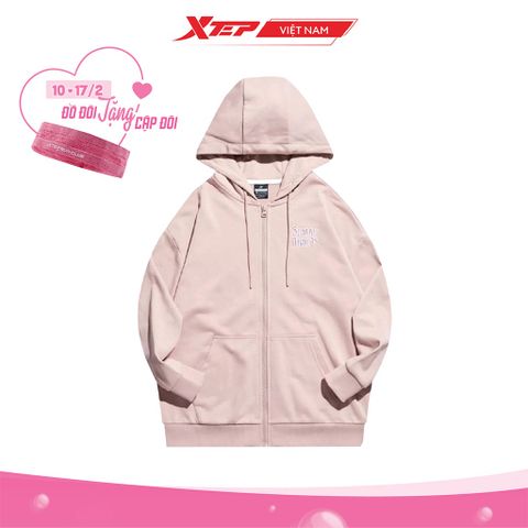  Áo Hoodie có khóa nữ Xtep thiết kế thời trang, dễ phối đồ, chất nỉ cao cấp 878328940116 