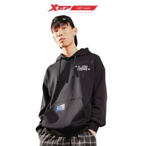 Áo hoodie nam Xtep, Style bắt mắt thời trang, chất lượng mềm mại, thoáng mát 879329930170