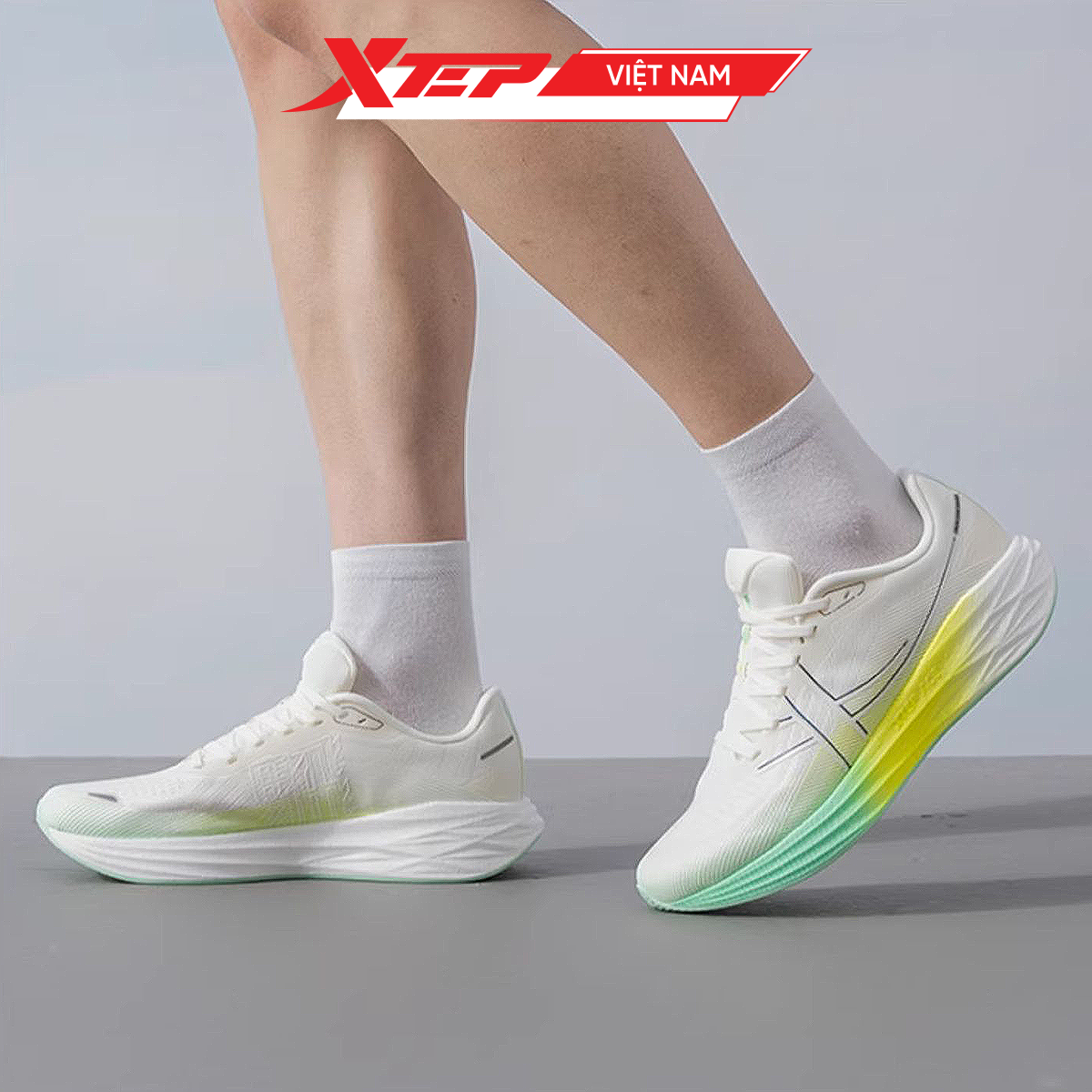  Giày Chạy Bộ Nam Giảm Chấn, Bứt Tốc 5.0 Xtep 976319110004 