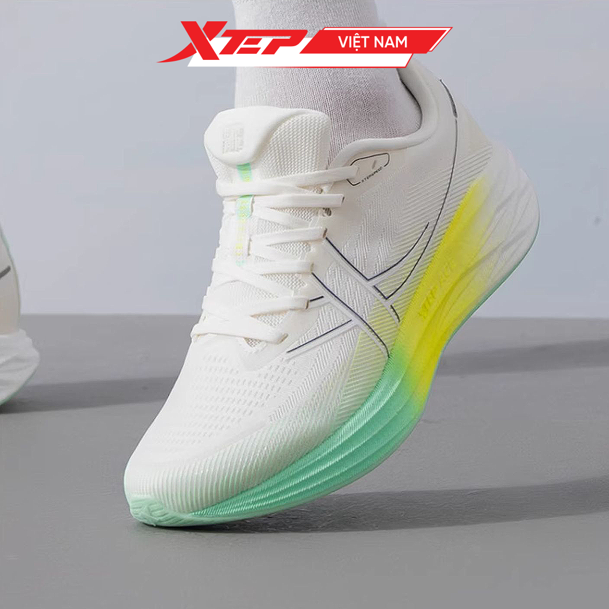  Giày Chạy Bộ Nam Giảm Chấn, Bứt Tốc 5.0 Xtep 976319110004 