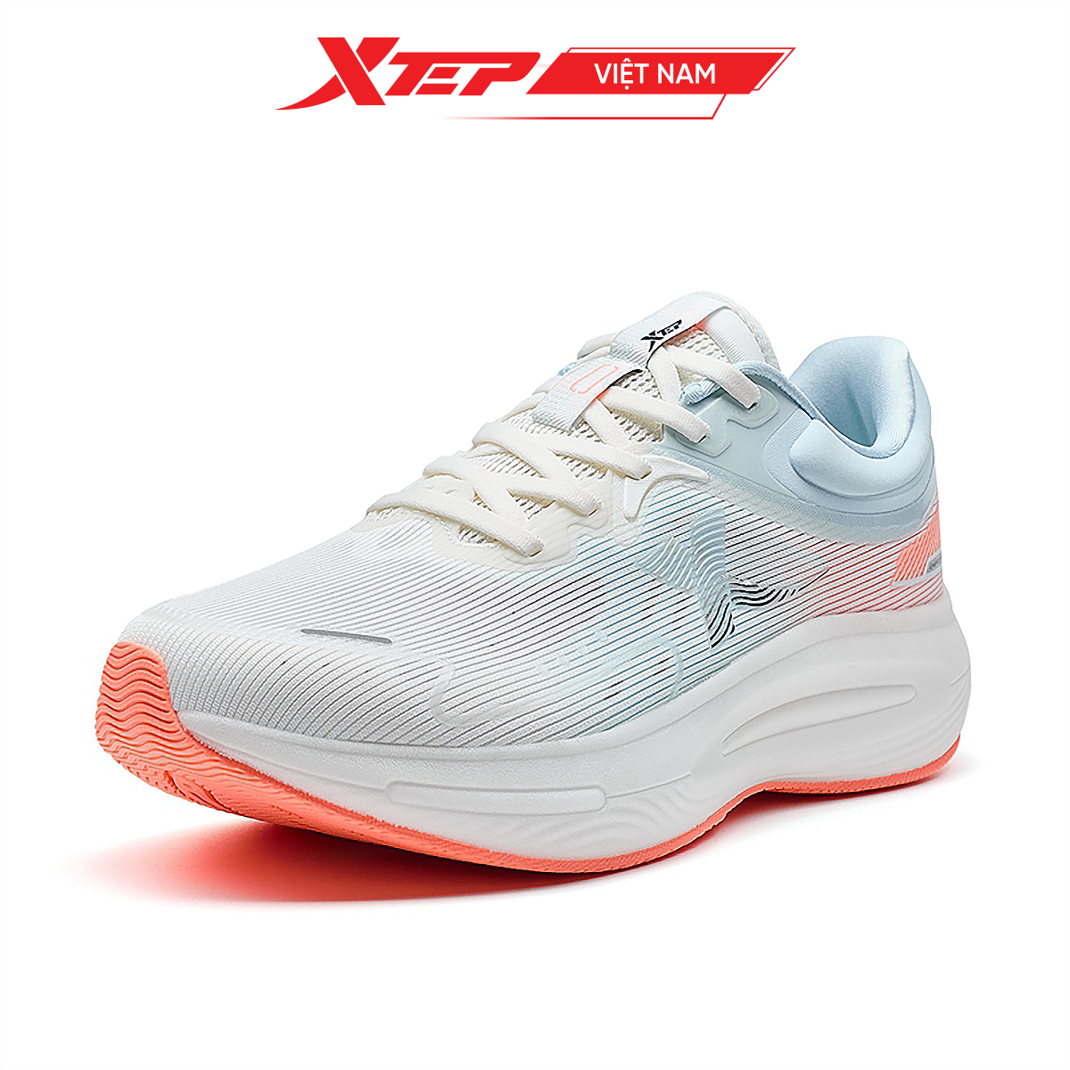  Giày Chạy Bộ Nữ Giảm Chấn, Light & Supple 2.0 Xtep 976318110049 