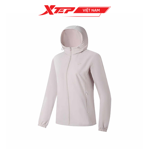 Áo gió Thể Thao Nữ Xtep 2 Lớp Có Mũ 977328150545