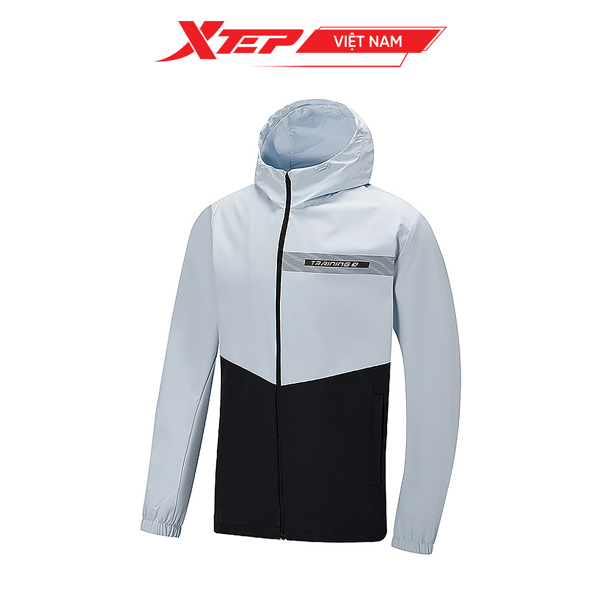  Áo gió Thể Thao Nam Xtep 2 Lớp Có Mũ 977329150351 