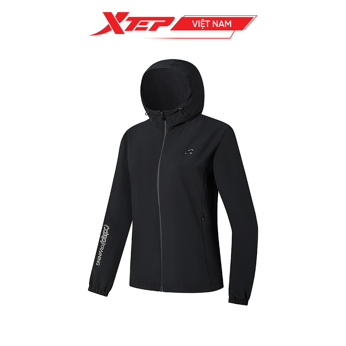 Áo gió Thể Thao Nữ Xtep 2 Lớp Có Mũ 977328150545 