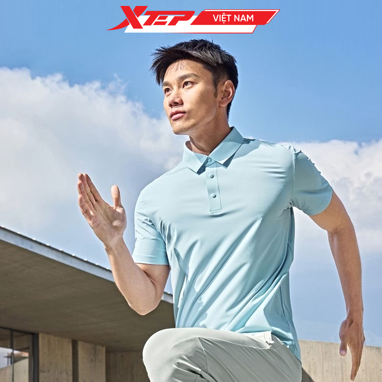  Áo Polo Thể Thao Nam Xtep 875229020074 
