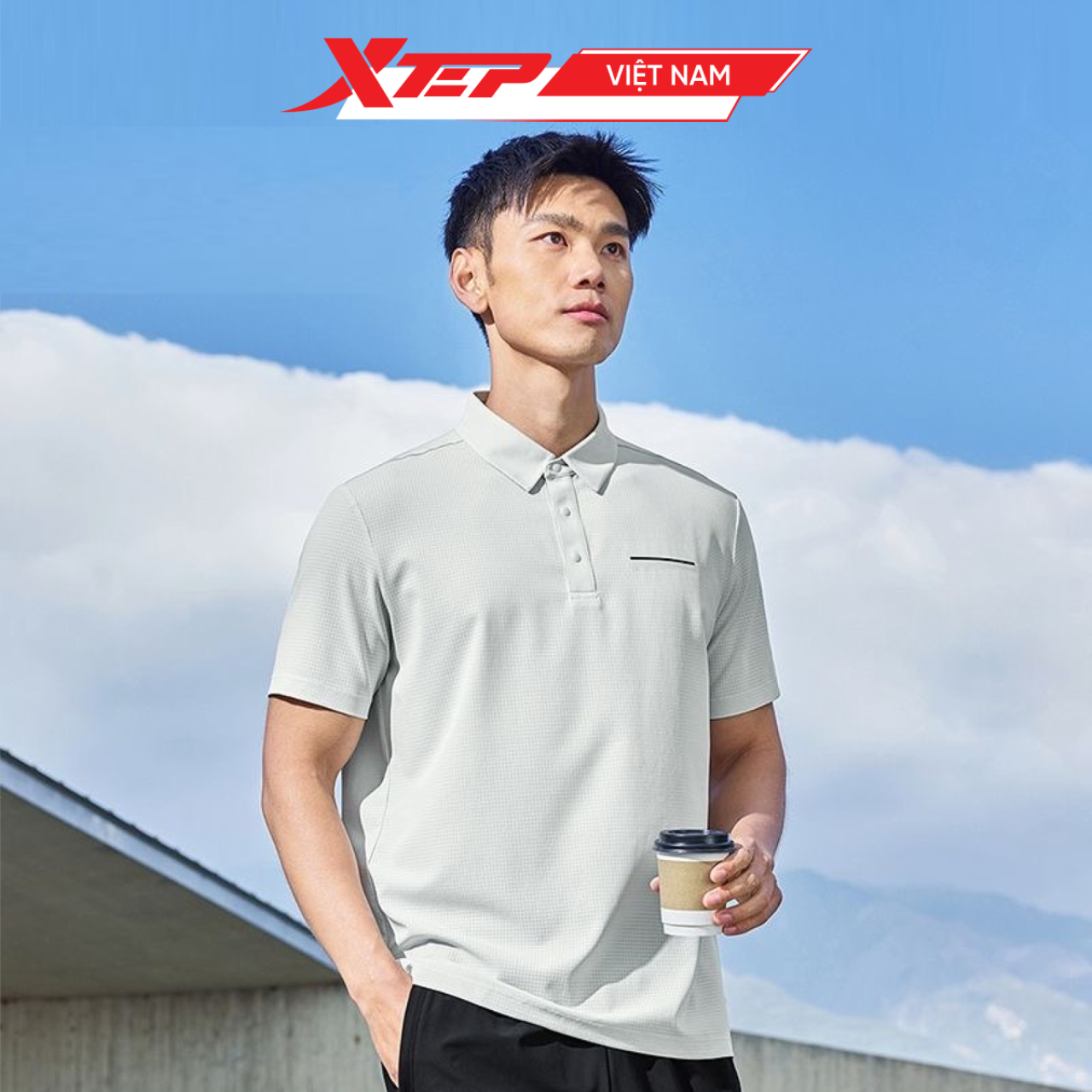  Áo Polo Thể Thao Nam Xtep 875229280073 