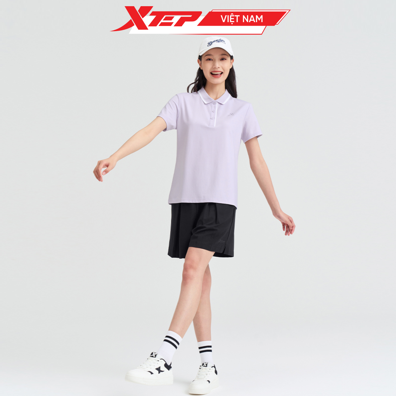  Áo Polo Thể Thao Nữ Xtep 976228020072 