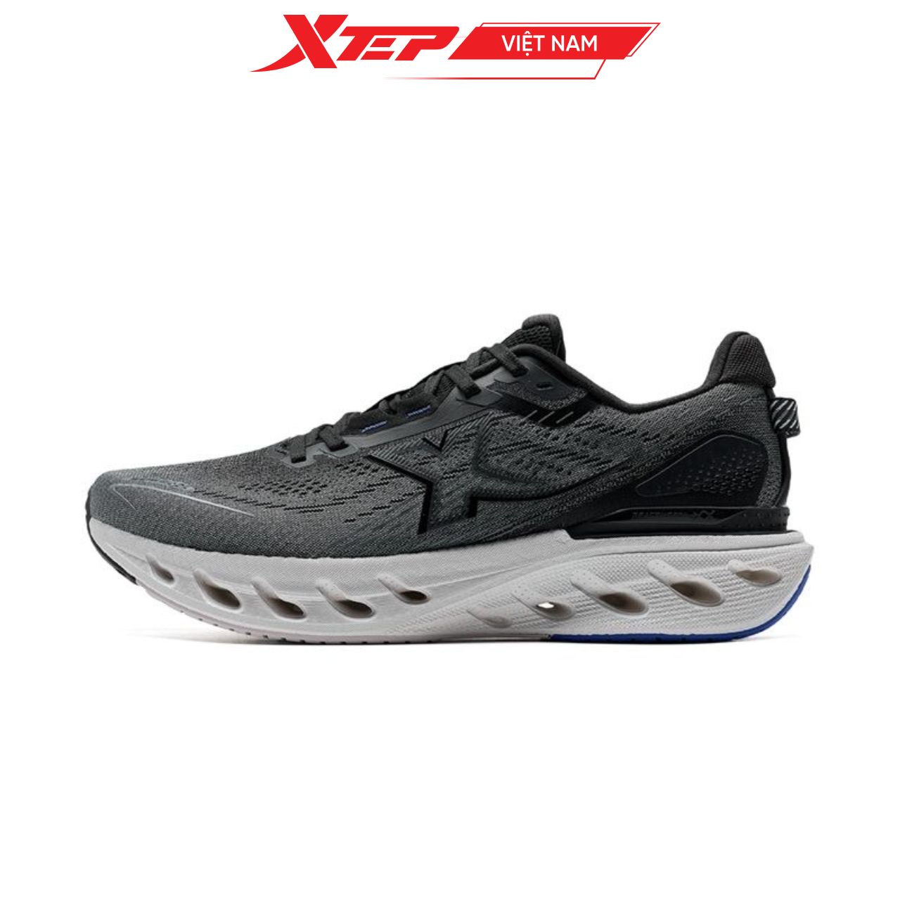  Giày Thể Thao Nam, Giày Chạy Bộ Giảm Chấn Spin 12 Xtep 975219110045 