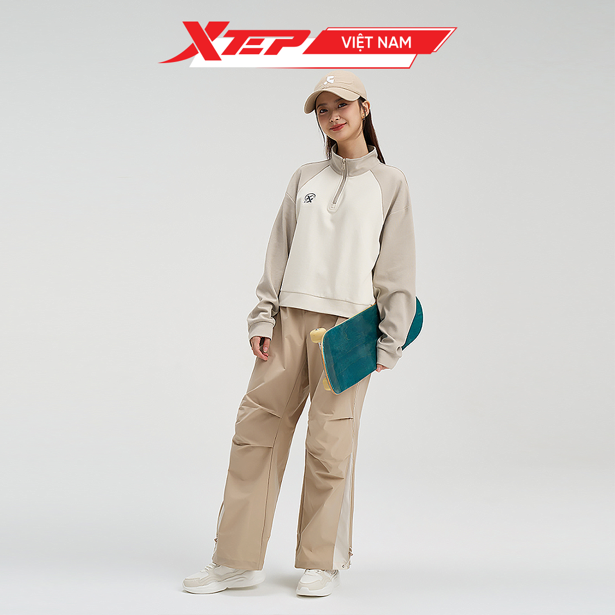  Áo Nỉ Nữ Thu Đông Xtep 976328920583 