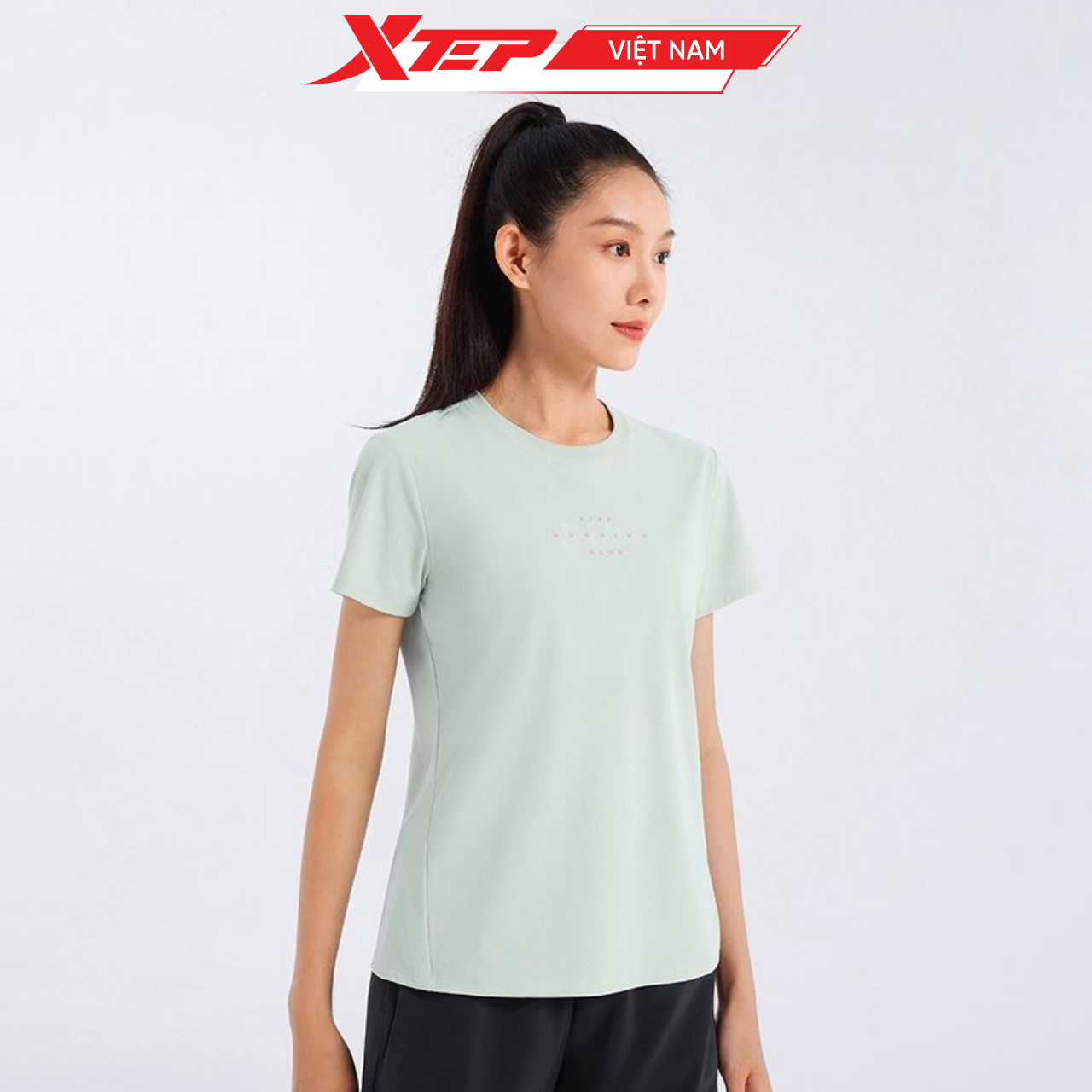  Áo Thể Thao Nữ Xtep, Áo Thun Cổ Tròn Thoáng Khí 976328010153 