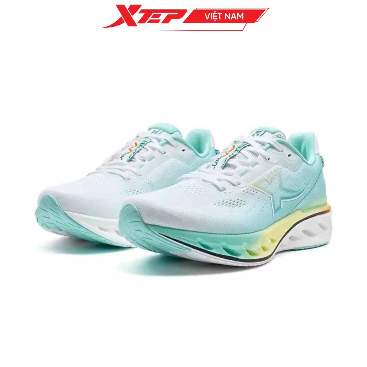  Giày Thể Thao Nam, Giày Chạy Bộ Giảm Chấn Spin 12 Xtep 975219110045 