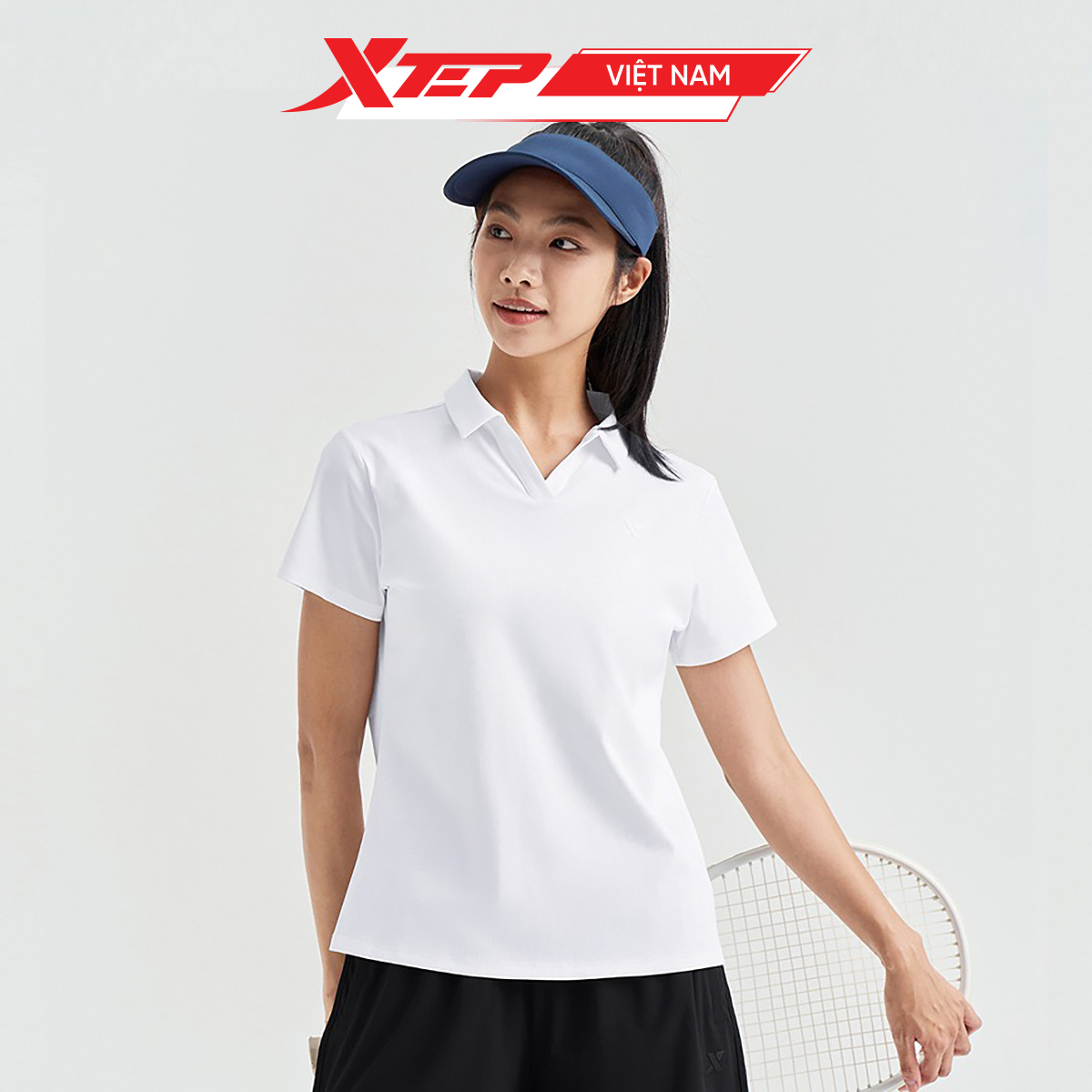  Áo Polo Thể Thao Nữ Xtep 976228020424 