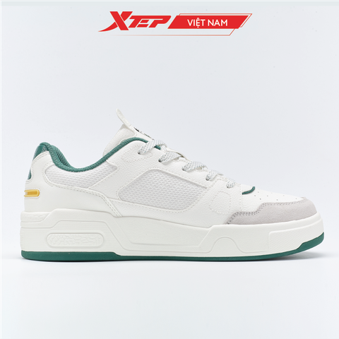  Giày sneaker nam Xtep chính hãng, đế giày thoáng cao tôn dáng khi phối đồ, chất liệu lưới thoáng khí 877219310006 