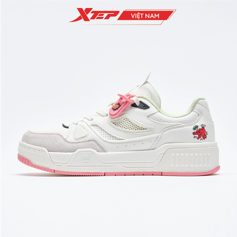 Giày Sneaker Nữ Xtep, Đế Cao Tôn Dáng , Họa Tiết Xinh Xắn 877218310023