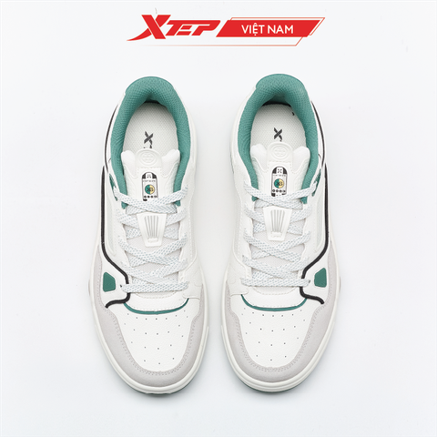  Giày sneaker nam Xtep chính hãng, đế giày thoáng cao tôn dáng khi phối đồ, chất liệu lưới thoáng khí 877219310006 