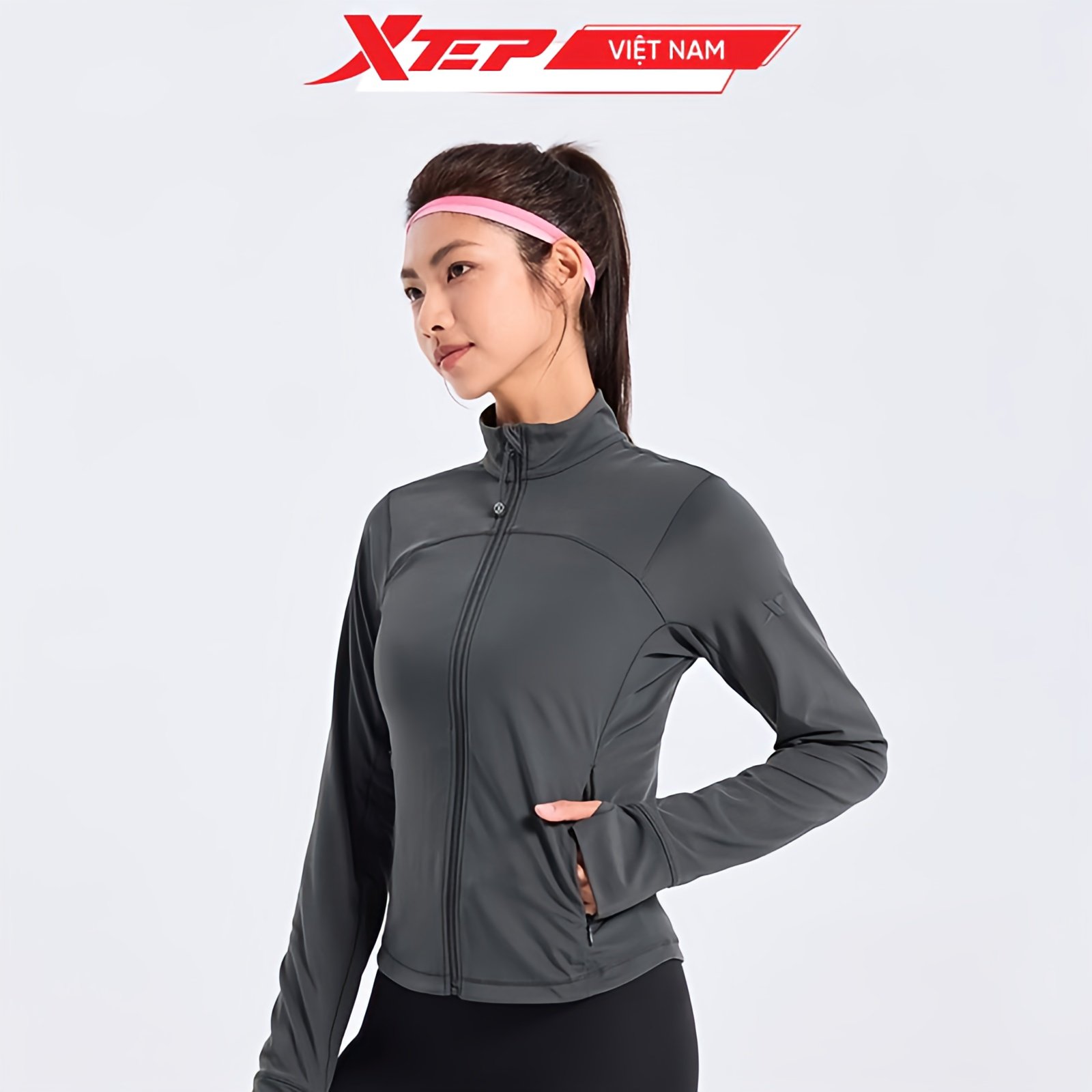  Áo Thể Thao Nữ Xtep, Áo Khoác Chạy Bộ, Thể Dục 976328060465 