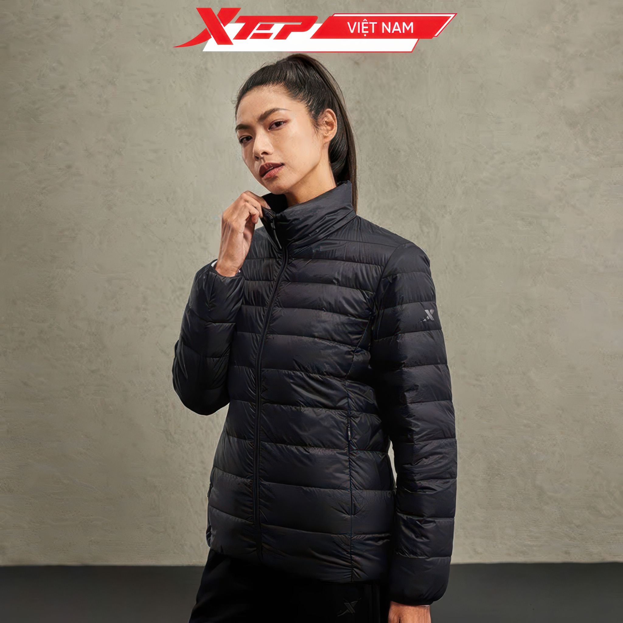 Áo Khoác Nữ Siêu Nhẹ, Áo Khoác Lông Vũ Xtep 977428190239 