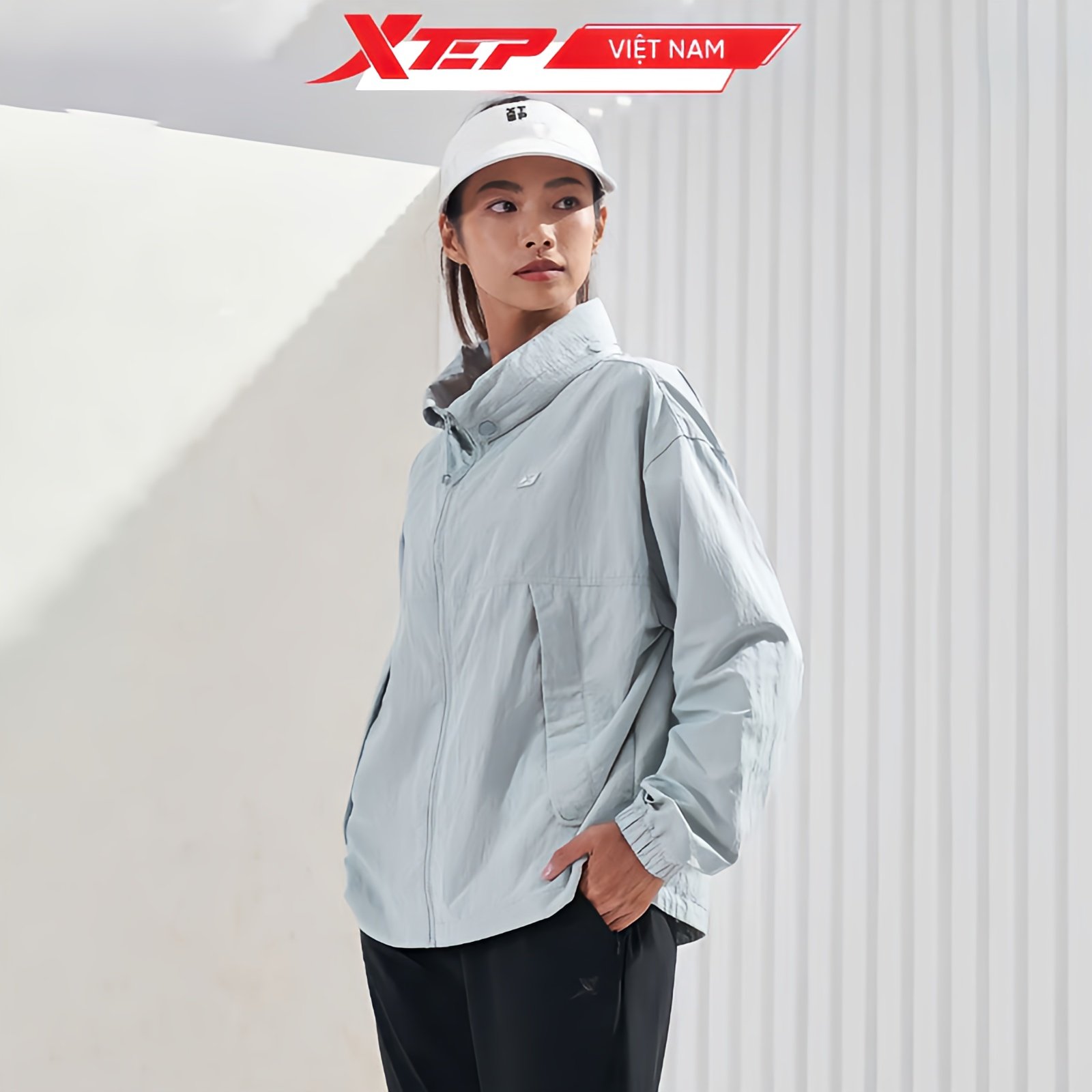  Áo Khoác Thể Thao Nữ Xtep, Áo Gió 977328150106 