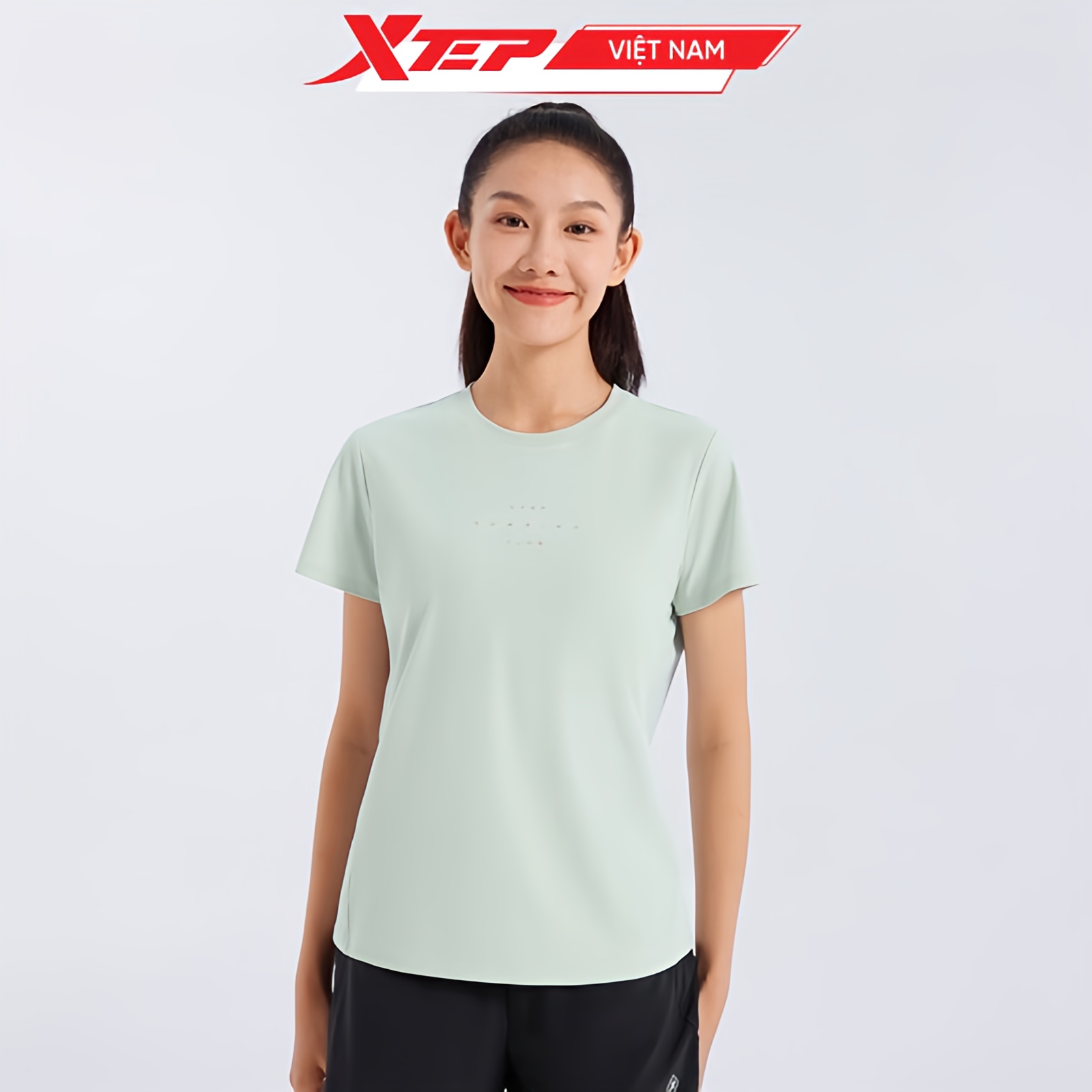  Áo Thể Thao Nữ Xtep, Áo Thun Cổ Tròn Thoáng Khí 976328010153 