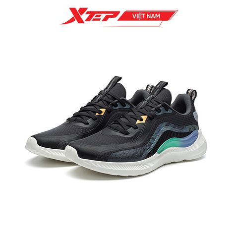  Giày thể thao nam Xtep hoạ tiết lấy cảm hứng từ sóng biển, đế giày êm ái năng động 978219110053 