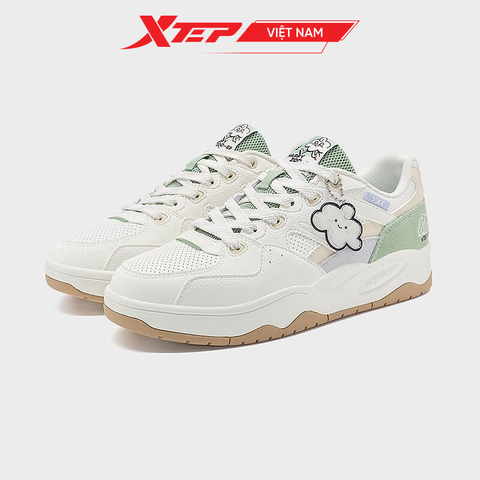  Giày thể thao nữ đế bằng Xtep, sneaker trẻ trung năng động phối màu 977218310010 