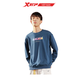  Áo Sweater Xtep lập thể Tay Bồng, Chất Nỉ Mịn Dày Dặn Không Bai, Không Xù Form Rộng 879329920056 