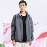  Áo khoác jacket nam Xtep dáng rộng thoải mái, màu sắc trung tính dễ mặc 879329120146 