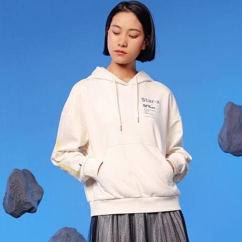  Áo hoodies nữ Xtep rộng thoải mái, chất vải mềm mịn 879328930166 