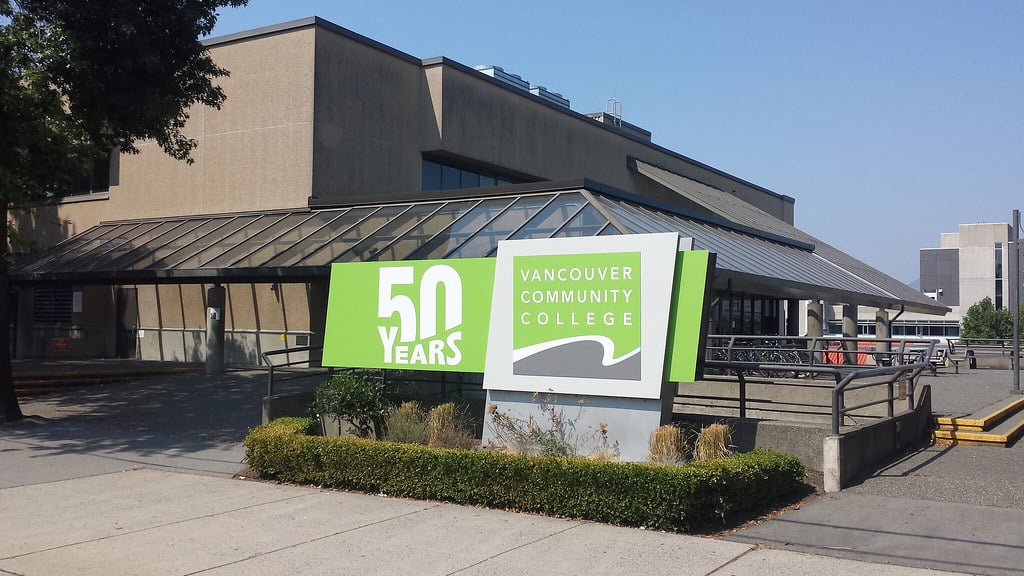 CAO ĐẲNG VANCOUVER COMMUNITY COLLEGE - BRITISH COLUMBIA