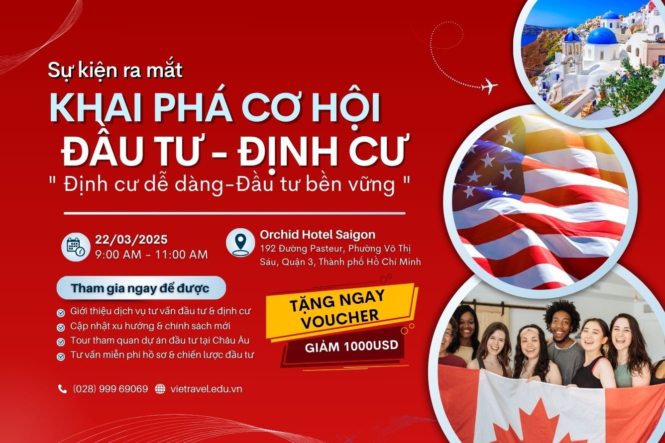 [22.03.2025] | Khai phá cơ hội Đầu tư - Định cư cùng Vietravel
