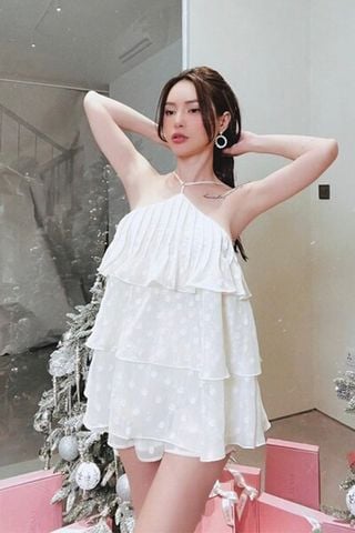 Đầm Cổ Yếm Xếp Tầng ELPIS CLOTHING