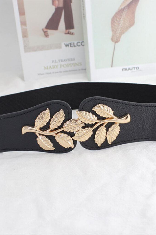 Thắt Lưng Thun Khóa Chiếc Lá OMNES
