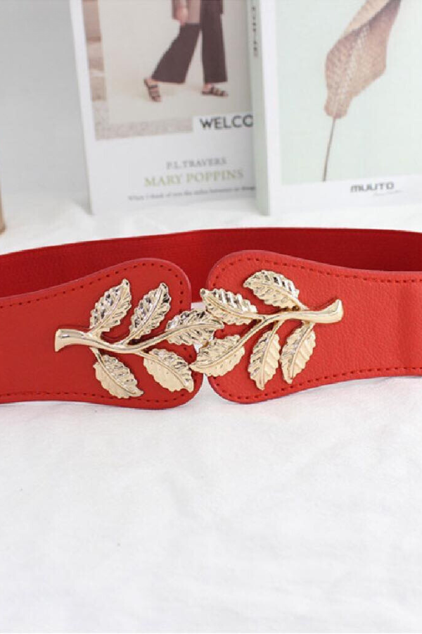 Thắt Lưng Thun Khóa Chiếc Lá OMNES