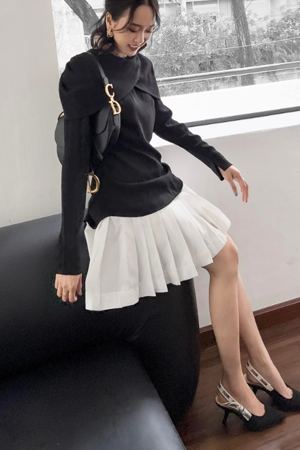 Áo Kiểu Tay Dài x Chân Váy Ngắn TRIO JI