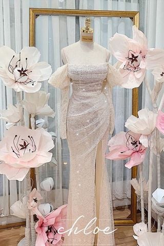 Đầm Dáng Suông Ánh Kim CHLOE DESIGN