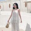 Áo Cổ Yếm Họa Tiết x Quần Dài Họa Tiết ELPIS CLOTHING